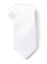 Load image into Gallery viewer, White Silk Boys Tie | Wedding Day White Boys Tie
