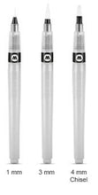 Load image into Gallery viewer, Molotow Premium Aqua Squeeze Pen Basic Set of 3 Empty Refillable Artist Brush Markers