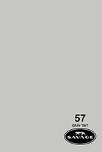 Load image into Gallery viewer, Savage Widetone Seamless Background Paper, 53" Wide x 36', Gray Tint, 57
