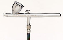 Load image into Gallery viewer, Iwata Revolution (R 4500) CR Airbrush with IS-50 Silver Jet Air Compressor