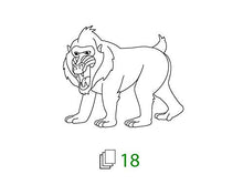 Load image into Gallery viewer, smART sketcher - SD Pack - Jungle Animals