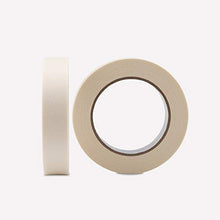 Load image into Gallery viewer, LICHAMP Masking Tape 1 inch, 2 Pack General Purpose Beige Masking Tape White Masking Paper, 1 inch x 55 Yards x 2 Rolls (110 Total Yards)