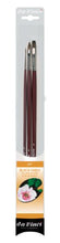 Load image into Gallery viewer, da Vinci Oil & Acrylic Series 5015 Russian Black Sable Paint Brush Set, Multiple Sizes, 3 Brushes (Series 1640, 1840, 1845)