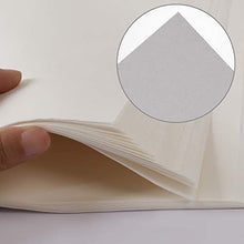 Load image into Gallery viewer, ZOENHOU 200 Sheets 13.6 x 27.2 Inch (34.5 x 69 cm) Xuan Paper for Chinese Japanese Calligraphy, Half-raw Half-ripe Sumi Ink Drawing Rice Pape Without Grids for Chinese Japanese Character Writing