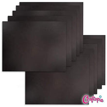 Load image into Gallery viewer, Craftopia Magnetic Adhesive Sheets | 8" x 10" | Pack of 10 | Magnets for Crafts! - Flexible Peel and Stick Self Adhesive for Crafts Photos Stamp Dies and More (8"x10" 10 Pack)