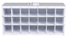 Load image into Gallery viewer, ArtBin 6828AG Paint Storage Tray, Art & Craft Supply Storage, Super Satchel System Accessory, Wall Mountable 21 Compartment Paint Organizer, White