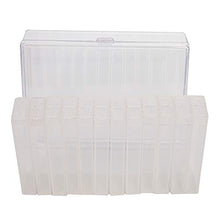 Load image into Gallery viewer, The Beadsmith Personality Case - Clear Storage Organizing System 6.25 x 4 x 1.4 inches - Includes 12 flip top Boxes 1 x 3.75 inches Each, for organizing and Storage