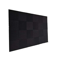 Load image into Gallery viewer, 50 Pack Acoustic Panels Soundproof Studio Foam for Walls Sound Absorbing Panels Sound Insulation Panels Wedge for Home Studio Ceiling, 1" X 12" X 12", Black (50PCS Black)