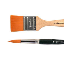 Load image into Gallery viewer, Escoda Signature Collection Nicholas Simmons Artist Watercolor Brush Set #2, Barroco Round & Mottler, Size 16, 18