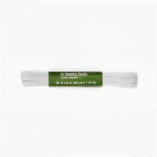 Load image into Gallery viewer, Dritz 9530W Braided Elastic, 1/4-Inch x 8-Yard, White