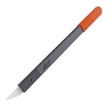 Load image into Gallery viewer, Slice 10568 Ceramic Scalpel, Thin Flat Handle, Finger Friendly Blade Never Rusts, Lasts 11x Longer Than Metal, Replaceable Blade, Safety Cap