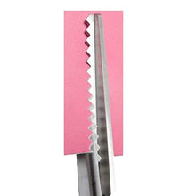 Load image into Gallery viewer, JISTL Green Pinking Shears Comfort Grips Professional Dressmaking Pinking Shears Crafts Zig Zag Cut Scissors Sewing Scissors,Professional Handheld Dressmaking