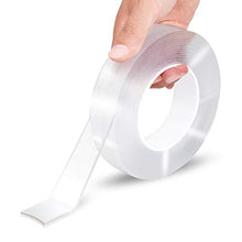 Load image into Gallery viewer, EZlifego Double Sided Tape Heavy Duty (9.85FT), Multipurpose Removable Mounting Tape Adhesive Grip,Washable Strong Sticky Wall Tape Strips Transparent Tape Poster Carpet Tape for Paste Items,Household