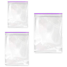 Load image into Gallery viewer, 300 Pcs Small Bags for Jewelry - 2 Mil Clear Reclosable Poly Zipper Bags Sizes 1.5" x 2.3", 2" x 2.7", 2.4" x 3" for Pills, Vitamins
