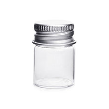Load image into Gallery viewer, lasenersm 10Pcs/5ML Empty Sample Glass Bottles Jars Vials Case Container with Screw Caps,Transparent