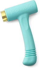 Load image into Gallery viewer, ImpressArt Brass Head Ergo-Angle Metal Stamping Hammer (1 Pound), Great for Stamping Jewelry, Leather & Wood