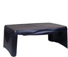 Load image into Gallery viewer, Folding Lap Desk, Laptop Desk, Breakfast Table, Bed Table, Serving Tray - The lapdesk Contains Extra Storage Space and dividers & Folds Very Easy, Great for Kids, Adults, Boys, Girls, (Black)