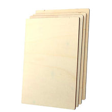 Load image into Gallery viewer, Twdrer 4 Pack Unfinished Rectangle Wood Plaques,Wooden Plaque Slices Signs for Home DIY Craft,Painting,Writing,Wedding Decoration(10.6" x 7" x 0.23")