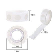 Load image into Gallery viewer, 2600 PCS (26 Rolls) Glue Point Clear Balloon Glue Removable Adhesive Dots Double Sided Dots of Glue Tape for Scrapbook, Party, Wedding, Balloons Decoration