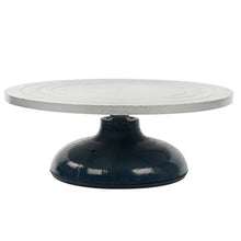 Load image into Gallery viewer, 12" Diameter Pottery Wheel Decorating Banding Heavy Cast Iron Metal Construction Joint with Ball Bearings Non-Skid Rubber Boot
