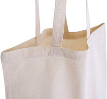 Load image into Gallery viewer, TBF Set of 25 (twenty five) Natural Cotton Canvas Tote Bags! Blank Art Craft Supply Book Print Bulk Lot School! Blank goods