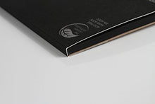 Load image into Gallery viewer, Canson Drawing Mi-Teintes Paper Pad, Dual Sided Textures for Pastels, Charcoals, Pencil, Fold Over, 98 Pound, 9 x 12 Inch, Black, 24 Sheets, 9"X12"