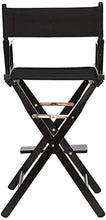 Load image into Gallery viewer, Casual Home Director's Chair ,Black Frame/Black Canvas,30" - Bar Height