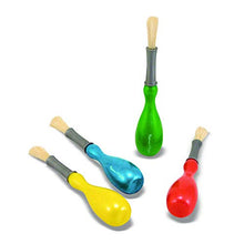 Load image into Gallery viewer, Melissa & Doug Jumbo Paint Brush Set (Arts & Crafts, Easy-to-Grip Handles, Ideal for Beginners, Handy Storage Pouch, Set of 4, 22.098 cm H × 16.51 cm W × 3.81 cm L)