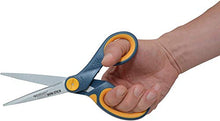 Load image into Gallery viewer, 8" Straight Titanium Bonded Non-Stick Scissors with Adjustable Glide Feature, 3pk (15454), Grey/Yellow
