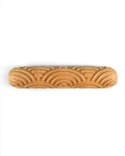 Load image into Gallery viewer, Ceramic Wood Hand Rollers, Pottery Texture Roller, Clay Pattern Stick, Rising Sun