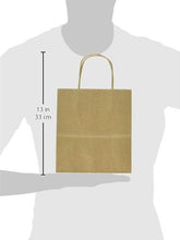 Load image into Gallery viewer, Darice BAG238 Paper Bag Kit Kraft Stubby 5Pcpkg 4X8X9, Brown