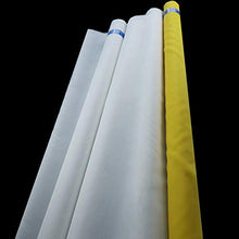 Load image into Gallery viewer, Silk Screen Printing Mesh, 100/110/120/140/160/180/200/250/300Mesh, White Yellow for Screen Printing Machine Equipment Accessories, Filter Painting, Polyester Fabric (110M/43T White)