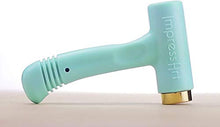 Load image into Gallery viewer, ImpressArt Brass Head Ergo-Angle Metal Stamping Hammer (1 Pound), Great for Stamping Jewelry, Leather & Wood