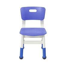 Load image into Gallery viewer, ECR4Kids Resin Adjustable Classroom Chairs, Plastic Indoor Kids Seating for Schools, Daycares, Homes, Adjustable Seat Height, Cornflower Blue (2-Pack)