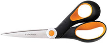 Load image into Gallery viewer, Fiskars 175800-1002 Razor-edge Softgrip Scissors, 8 Inch, Black
