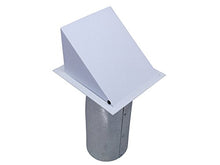 Load image into Gallery viewer, 4 Inch Wall Vent Painted White Damper & Screen (4 Inch Diameter) - Vent Works