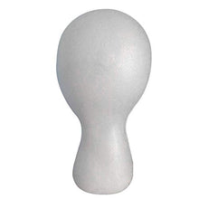 Load image into Gallery viewer, 11" 3 Pcs Styrofoam Wig Head - Tall Female Foam Mannequin Wig Stand and Holder for Style, Model And Display Hair, Hats and Hairpieces, Mask