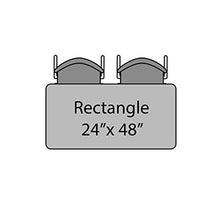 Load image into Gallery viewer, Marco Group 24" x 48" Rectangular Shaped Adjustable Height Classroom Activity Table (21"- 30") Nebula/Blue, Table Tops Made in the USA