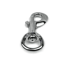 Load image into Gallery viewer, Garwor 4 Pcs Heavy Duty Chrome Swivel Snap Hooks with Spring,Round 0.77"x3.38",Pet Buckle Multipurpose Dog Leashes Key Chain for Linking Pet Leash & Collar,Pet Harness,Purse Straps,DIY Crafts