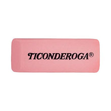 Load image into Gallery viewer, TICONDEROGA Pink Carnation Erasers, Wedge, Medium, Pink, 3-Pack (X38943)