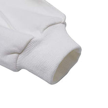 Load image into Gallery viewer, Women's Cropped Hoodies Long Sleeve Reverse Stitch Fleece Sweatshirts Crop Tops (White, M)