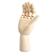 Load image into Gallery viewer, Mannequin Hand - Yookat Wood Art Mannequin Hand Model - Perfect for Drawing, Sketch, etc.(Male Hand)
