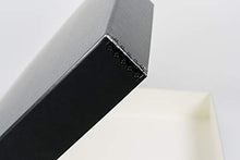 Load image into Gallery viewer, Lineco 11x17 Black Clamshell Archival Folio Storage Box, 1.75" Deep. Removable Lid. Acid-Free with Metal Edge. Protects Picture Longevity, Organize Photos or Documents, Crafts, DIY.