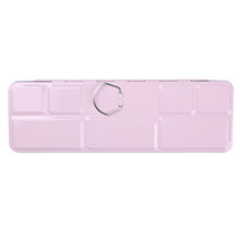 Load image into Gallery viewer, MEEDEN Empty Watercolor Tins Box Palette Paint Case, Medium Pink Tin with 24 Pcs Half Pans