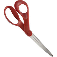 Load image into Gallery viewer, Fiskars 1294508697WJ Left-hand 8" Bent-left, Stainless Steel - Orange
