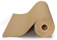 Load image into Gallery viewer, Brown Kraft Paper Roll - 18" x 1,200" (100') Made in The USA - Ideal for Packing, Moving, Gift Wrapping, Postal, Shipping, Parcel, Wall Art, Crafts, Bulletin Boards, Floor Covering, Table Runner