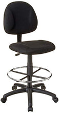 Load image into Gallery viewer, Boss Office Products Ergonomic Works Drafting Chair without Arms in Black
