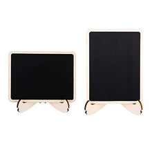 Load image into Gallery viewer, Amazon Basics Wood Mini Chalkboards Signs with Support Easels, 20 Pack