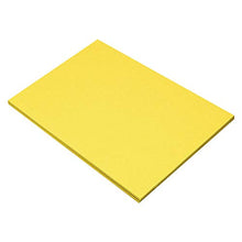 Load image into Gallery viewer, Pacon 103616 Riverside 3D Construction Paper, Yellow, 12" x 18", 50 Sheets