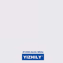 Load image into Gallery viewer, Yizhily Photography Photo Backdrop Background Paper (Arctic White) (53''x16.5')